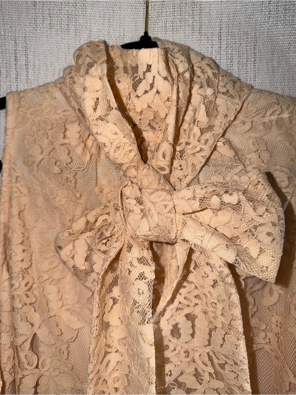 NWT Ryegrass Lace Mock Neck Tie Sleeveless Blouse - 1X